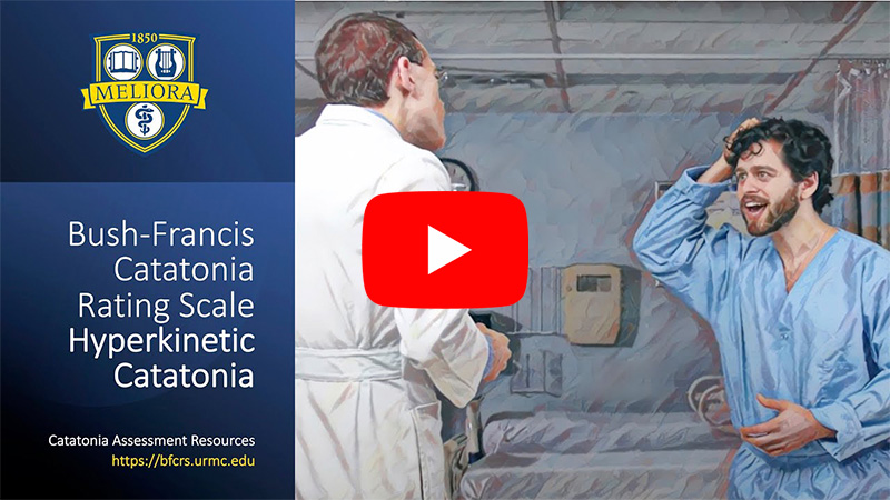 Watch video: Hyperkinetic Catatonia patient assessment