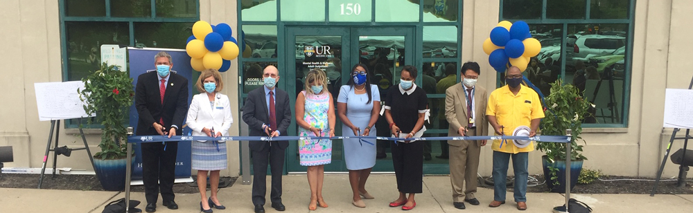 Ribbon cutting at Adult outpatient clinic in downtown rochester