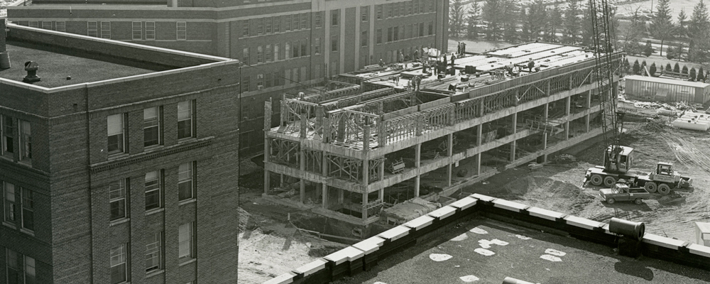 R Wing North building Construction