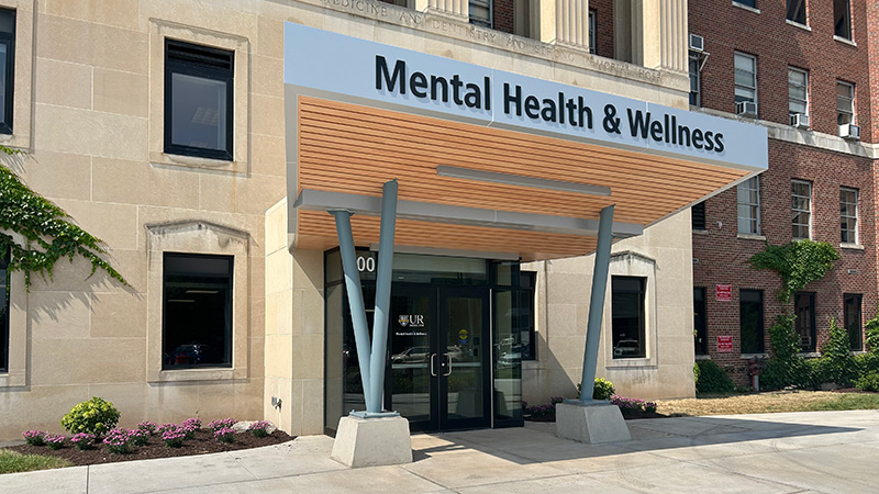 Mental Health & Wellness building entrance
