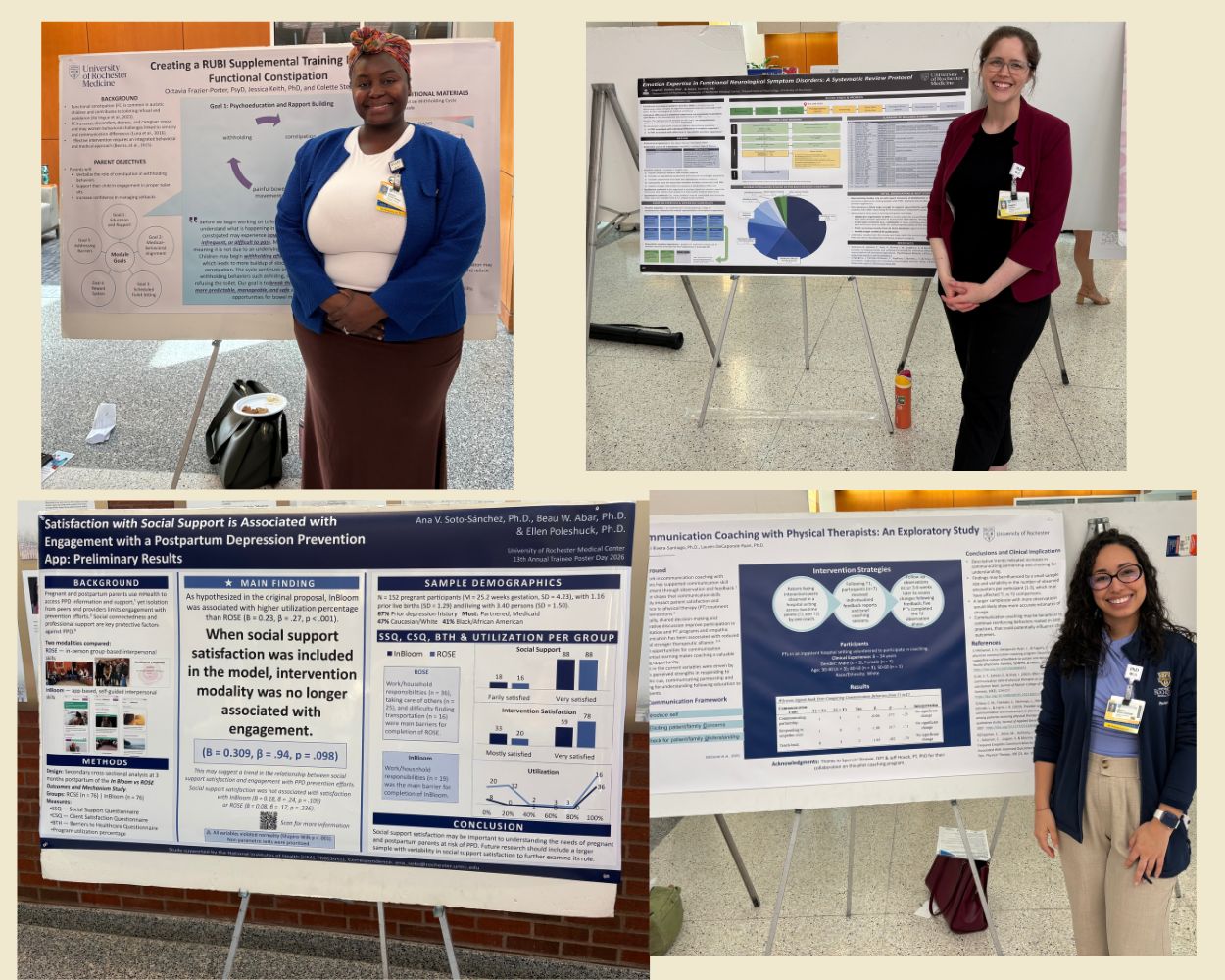 Fellows present posters at poster day