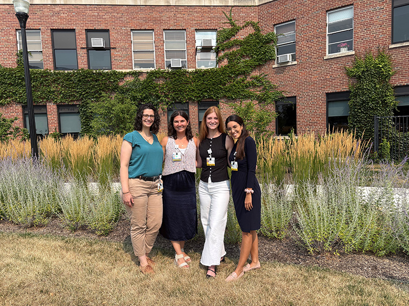 Current Child Interns in front of buliding