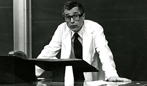 Otto Thaler giving a lecture
