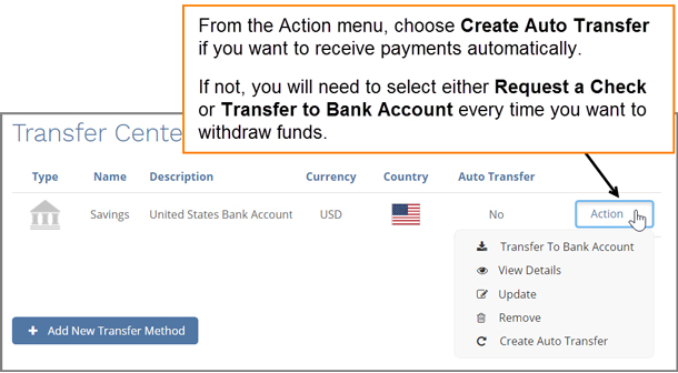 transfer center photo