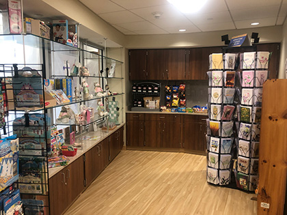 Inside View of Gift Shop