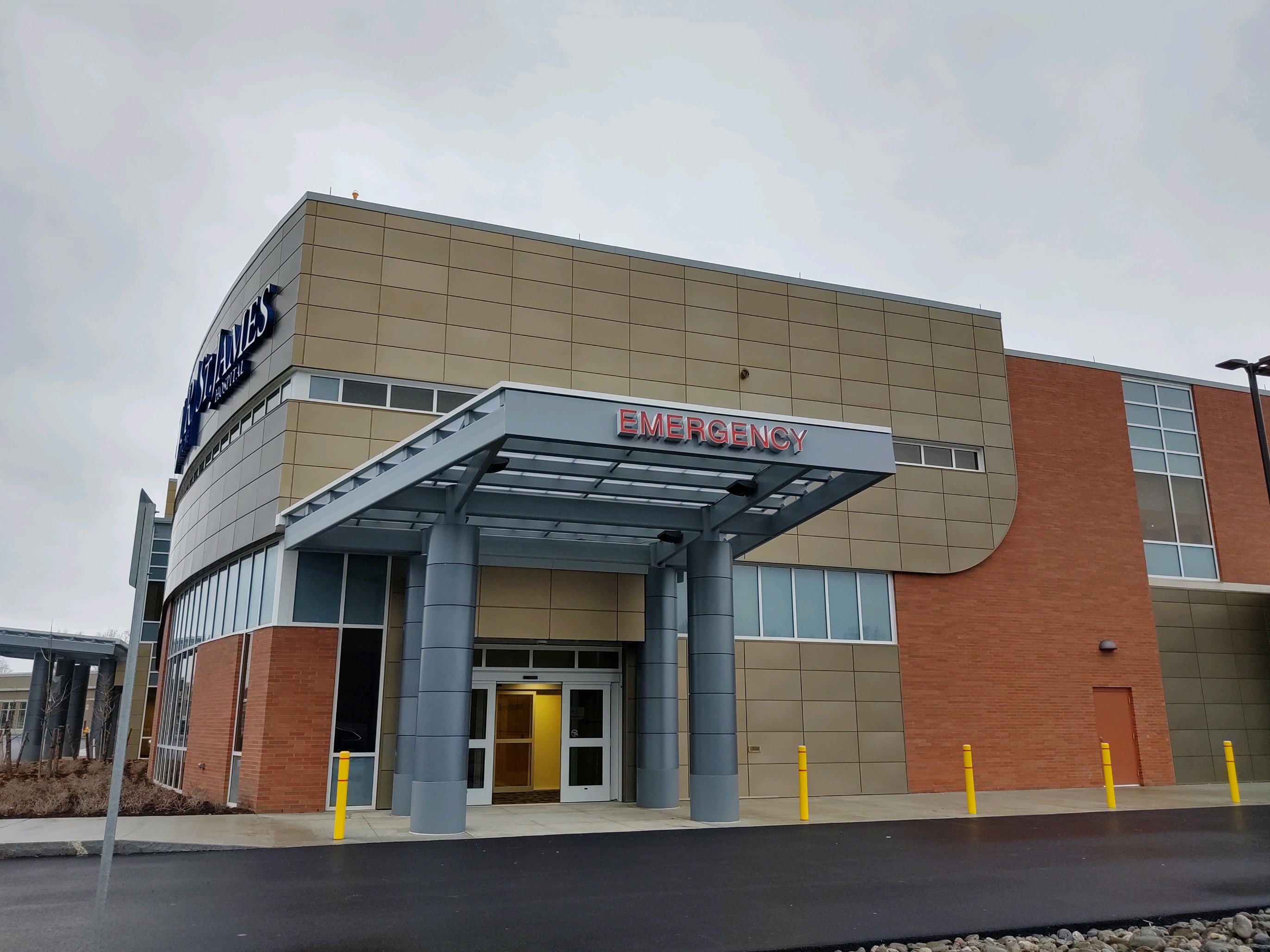 Exterior photo of St. James Hospital Emergency Department
