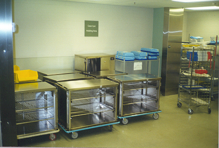 Cart Holding Area