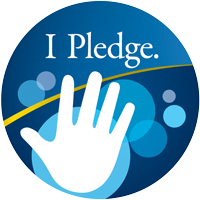 I Pledge: Hand Hygiene Pledge Sticker