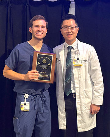 Dean West, MD with Haowei Wang, MD