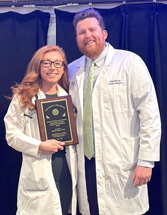 Kristina Myers, MD with Matt Byrne, MD