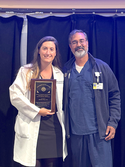 Madeline Fryer, MD with Paritosh Prasad, MD