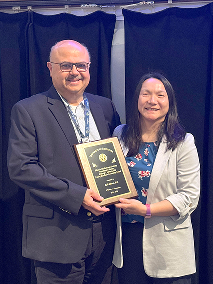 Rabih Salloum, MD with Yanji Qi, MD