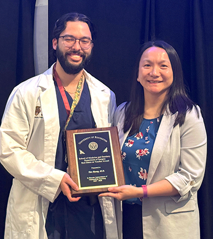 Tim Hoang, MD with Yanji Qi, MD