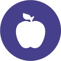 icon of apple