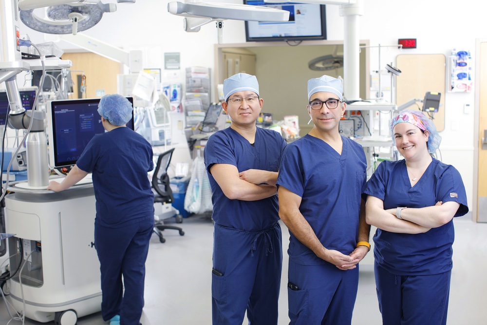 Liver transplant team