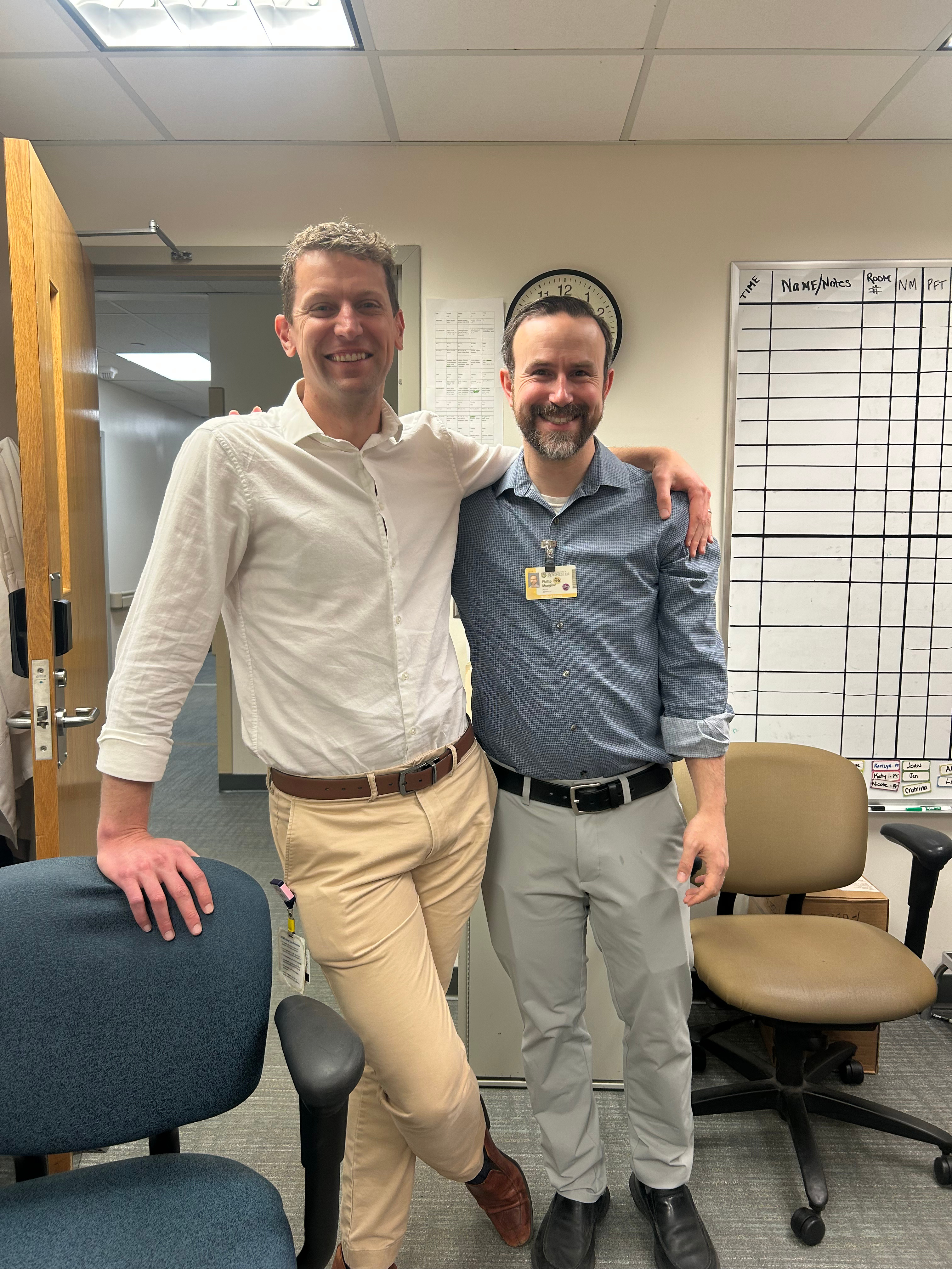 Two Neuromuscular Division faculty members