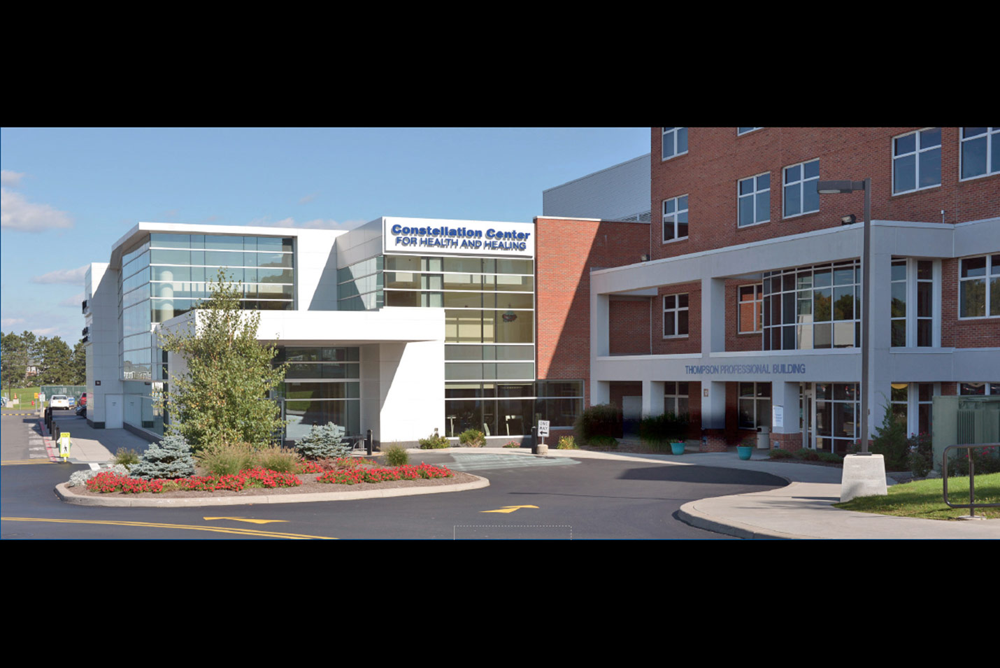 Thompson Professional Building and Constellation Center for Health and Healing Front Entrances