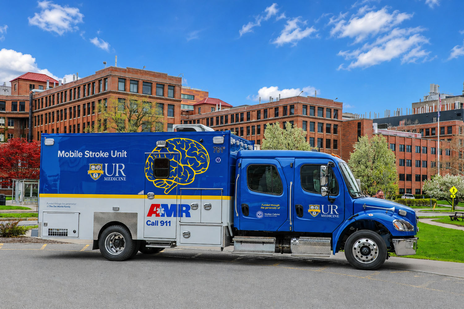 Mobile Stroke Unit: Upstate New York and the surrounding region’s newest Mobile Stroke Unit, brings the resources of an emergency room directly to the stroke patient’s driveway.