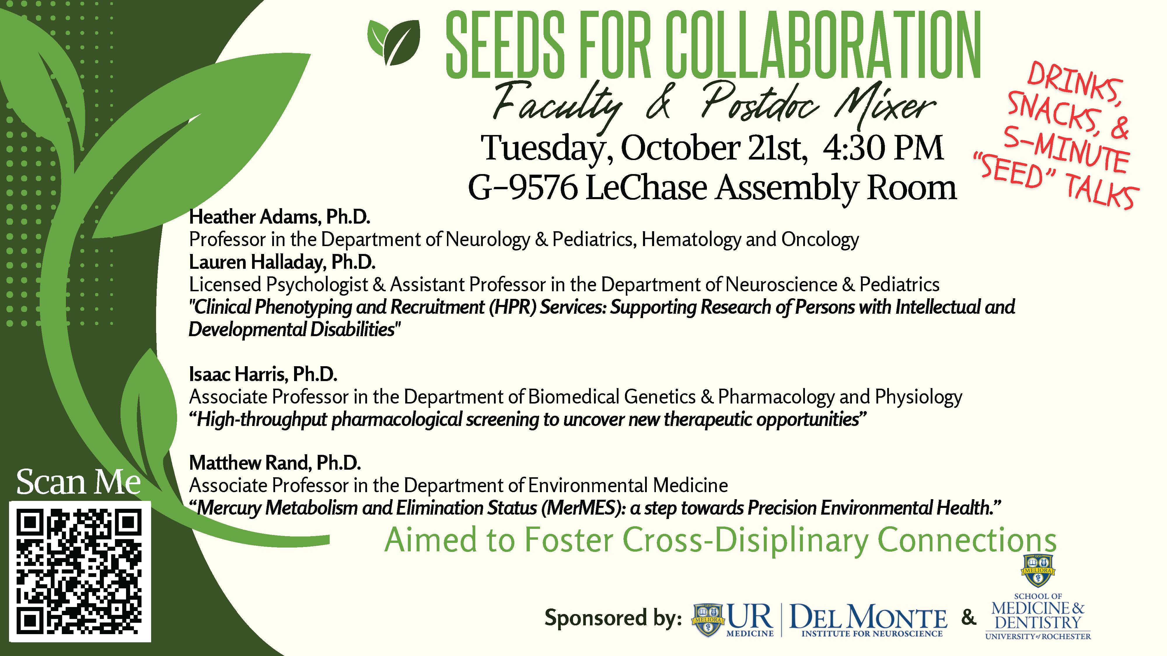 Seeds for Collaboration - October 21st flyer