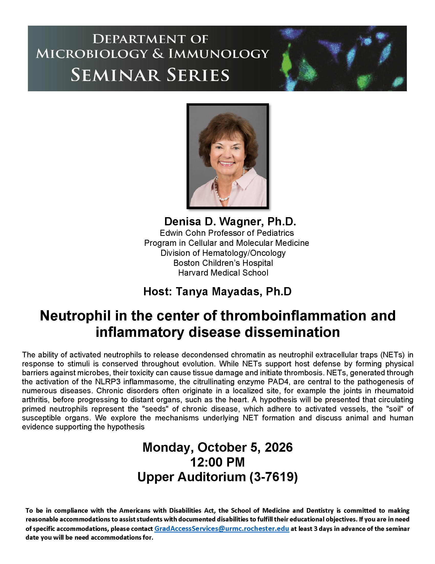 Flyer for the talk