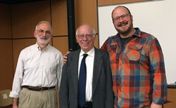 Professors Mark Dumont, Kevin Campbell, and John Lueck