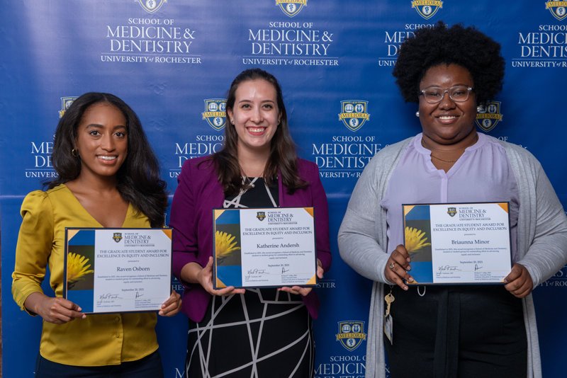 URMC Diversity Award winners - 2021