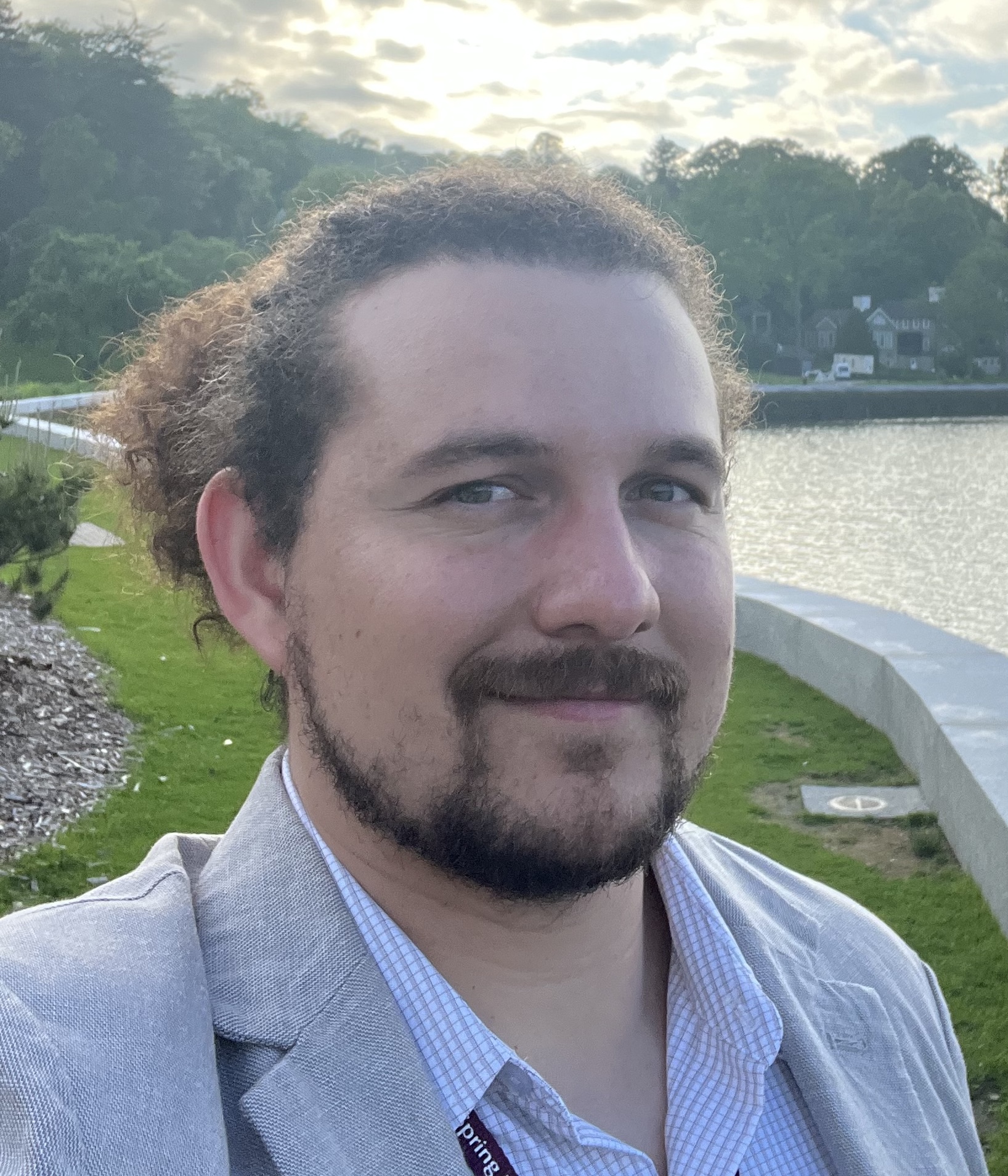 Portrait of Marco Zocchi outdoors near water