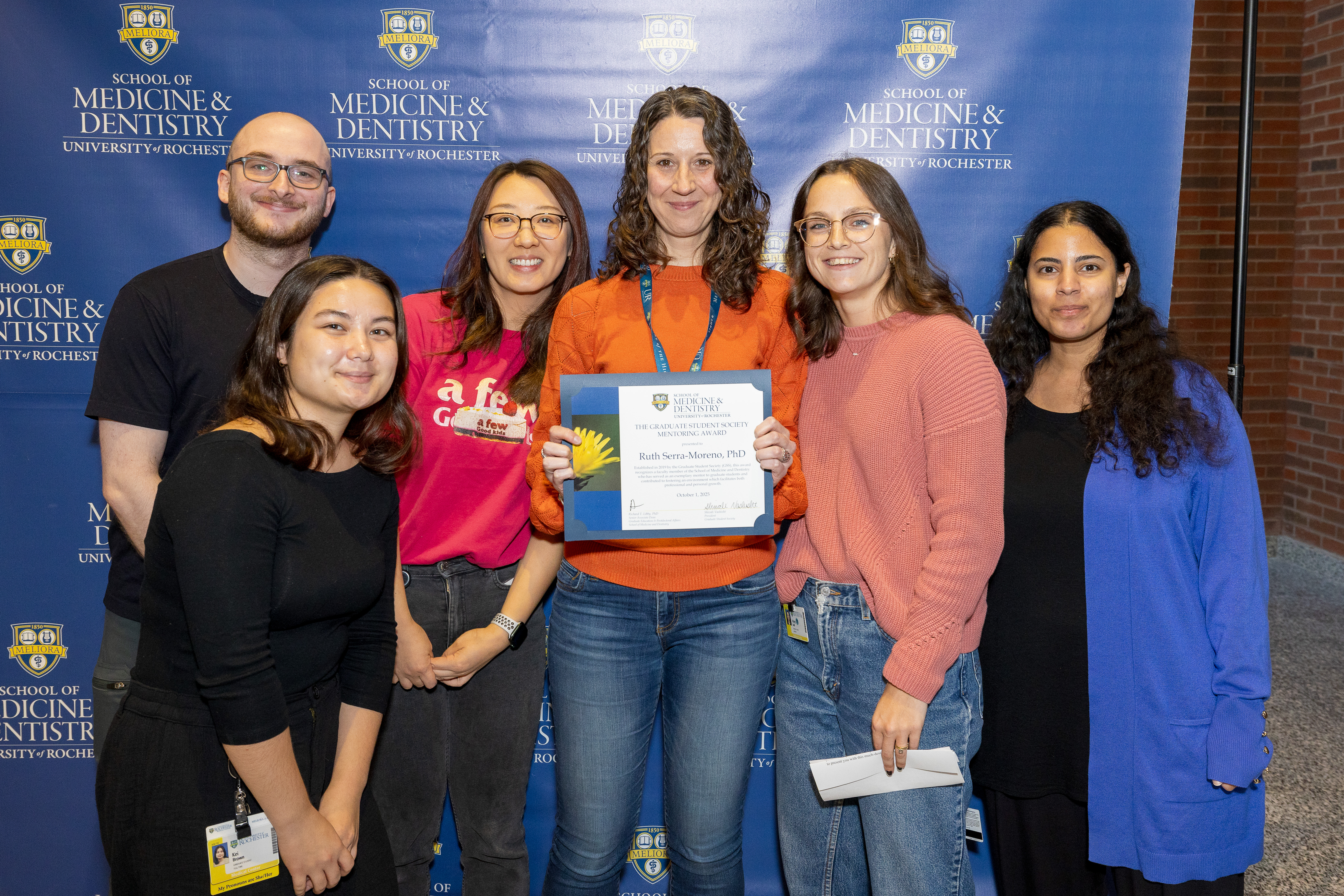 University of Rochester President Sarah Mangelsdorf addresses GEPA Awards attendees.