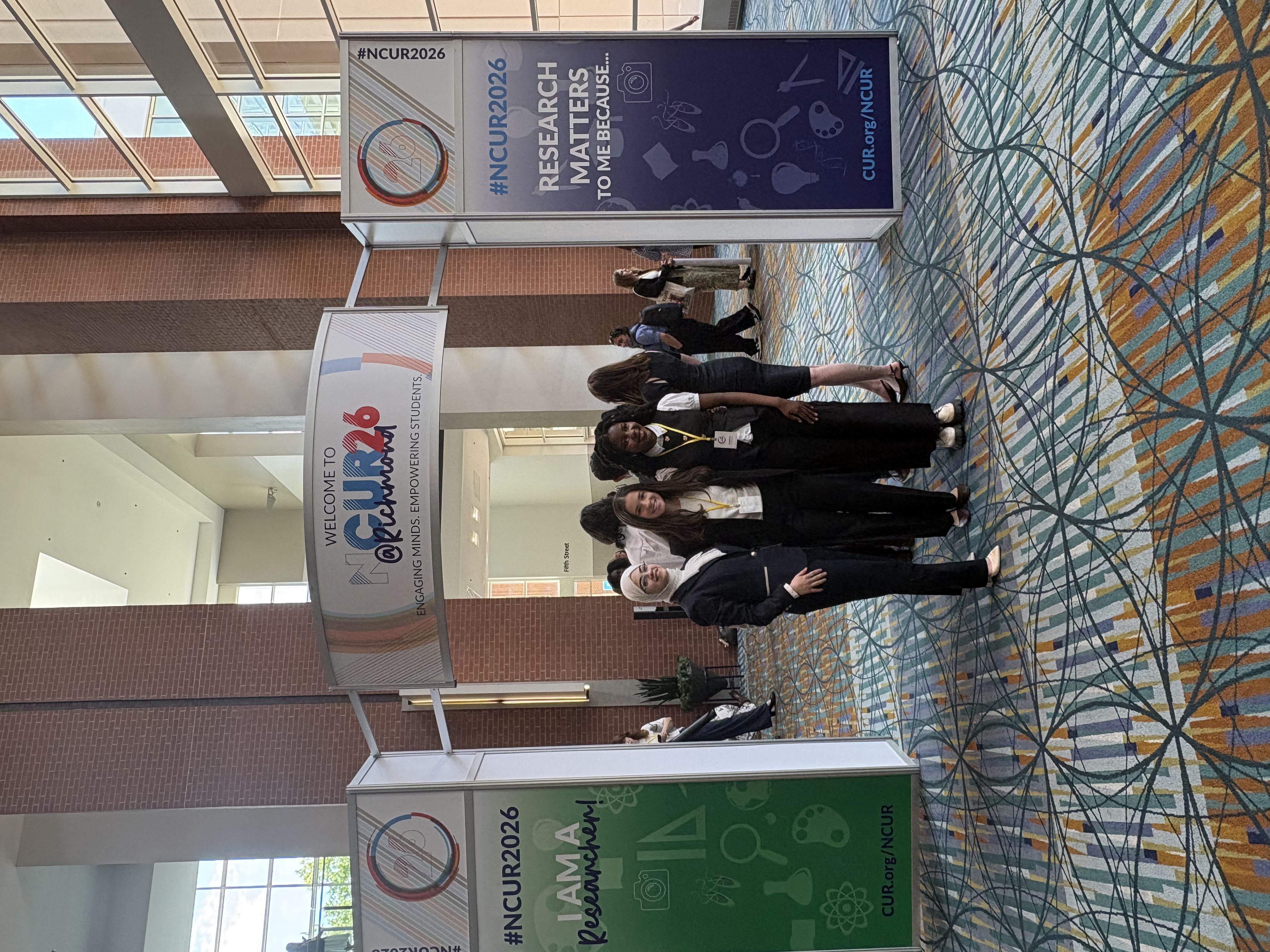 Samantha Magowo presents at the National Conference on Undergraduate Research 2026