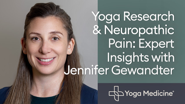 Dr. Gewandter for Yoga Medicine