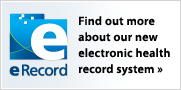 Find out more about our new electronic health record system